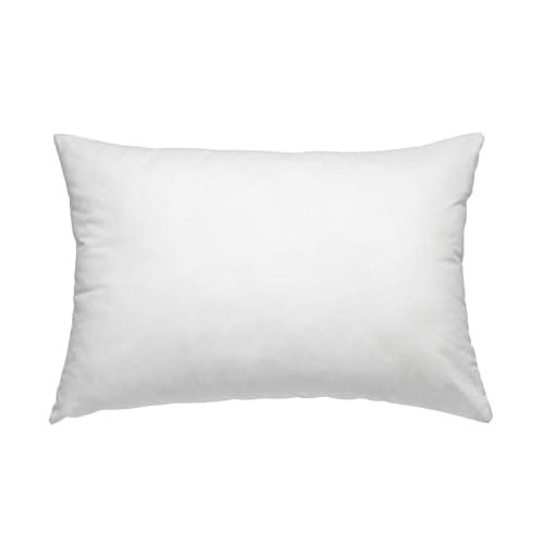 Resiloft Pillow, Micro Gel Fiber Fill, T233 Cotton Cover, Queen Firm 20x30, 31oz, White